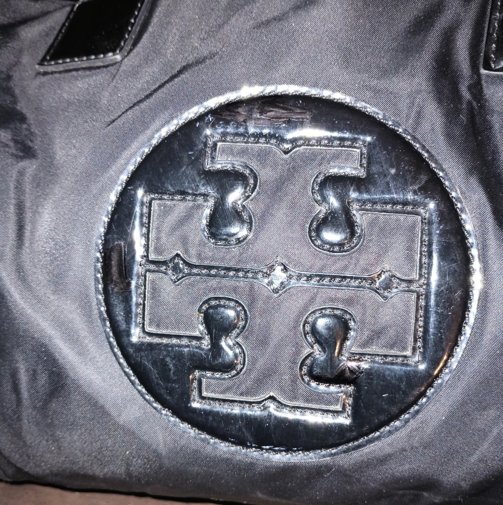 Tory Burch Black Ella Tote - Picture 8 of 15